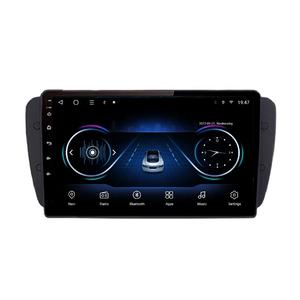 Lecteur DVD de voiture Android 9 pouces pour <span class=keywords><strong>Seat</strong></span> <span class=keywords><strong>Ibiza</strong></span> <span class=keywords><strong>2009</strong></span> 2010 2011 2012 2013 Support vidéo multimédia Carplay Navigation GPS - Product Image 1