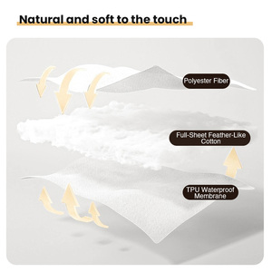 <span class=keywords><strong>Drap</strong></span>-<span class=keywords><strong>housse</strong></span> matelassé antibactérien et imperméable de qualité supérieure pour enfants, protège-matelas rembourré, directement de l'usine - Product Image 4