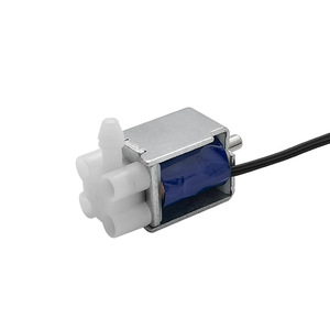 Miniature Solenoid Valve 12V Two Position Three Way Flat Head For Neck <b>Massager</b> Exhaust Air Control - Product Image 1