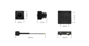 Hot Sales Caddx Walksnail HD Kit V2 Dual Antennas Version with Gyroflow <b>Drone</b> Camera <b>Accessory</b> - Product Image 4