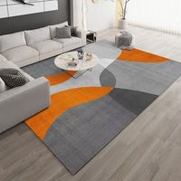 2025 Maßgefertigter Moderner Abstrakter Teppich mit Rutschfester Oberfläche, Niedriger Flor, Maschinengefertigt aus Polyester für Wohnzimmer, Sofa, Schlafzimmer und Boden