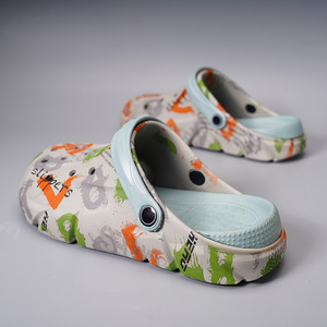 Outdoor Beach Shoes <b>Closed</b> <b>Toe</b> Buckle Sandals Thick Soled Breathable Men Summer Wear EVA Outsole 4Cm <b>Heel</b> Height - Product Image 2