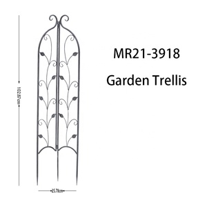 Expanding Metal Garden <strong>Trellis</strong> with <strong>Leaf</strong>-Design Fencing &amp; Gates Supports Plants &amp; Vines - Product Image 3