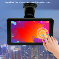 Navigateur GPS portable 7 pouces pour voiture, lecteur multimédia MP5 sans fil Carplay, écran tactile HD, support de fixation sur tableau de bord, USB, TF, FM