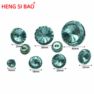 Phổ biến chất lượng cao kính sofa pha lê nút thích hợp cho sofa và giường đầu giường mềm bọc trang trí - Product Image 2