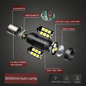 Tự Động Dẫn Ánh Sáng Sương Mù Hệ Thống 3030 21smd H16 H4 H7 Psx24w 9005 9006 DRL Trắng 12V-24V Lái Xe Đèn Cho Xe Ô Tô - Product Image 4