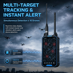 Détecteur de drone FPV portable haute précision avec système de détection de drone en temps réel, détecteur de signal UAV portable 100 MHz-6 GHz - Product Image 6