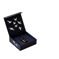 Boîte-cadeau en carton rigide laminé personnalisable et recyclable pour flacon de parfum, vente en gros d'usine