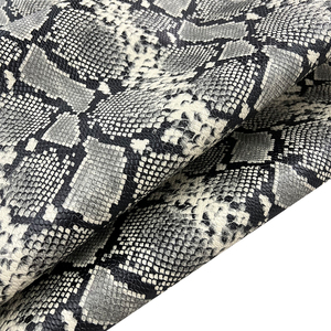 Thân Thiện Với Môi Đầu Tiên Lớp Chính Hãng Da Bò In Da Trong Màu Đen Và Trắng Mô Hình Con Trăn - Product Image 1