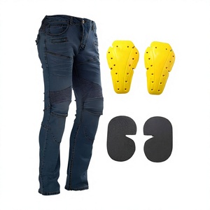 Pantalon de motard de course respirant avec rembourrage Jeans de protection complète avec vêtements de sport imprimés pour l'équitation de moto grande taille disponible - Product Image 1
