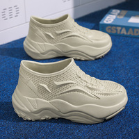 Chaussures de chef en gros, mi-montantes, antidérapantes, imperméables, légères, à bout fermé, en caoutchouc, pour personnel d'hôtel et de restaurant