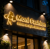 Construcción de impermeabilización de acrílico Led Sign Board retroiluminado Channel Letters 3D Sign 3D Letter Sign Print Fabricante