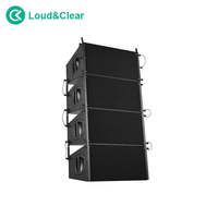 Haut-parleur professionnel à double ligne de 10 pouces en néodyme, 1600 W RMS, pour système audio de concert, église, scène extérieure