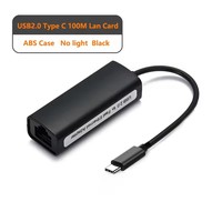 Adaptor Ethernet LAN Jaringan RJ45 USB 2.0 Tipe C untuk PC Desktop Laptop Kartu Jaringan Windows Kabel Ethernet Lan Tipe-C ke RJ45
