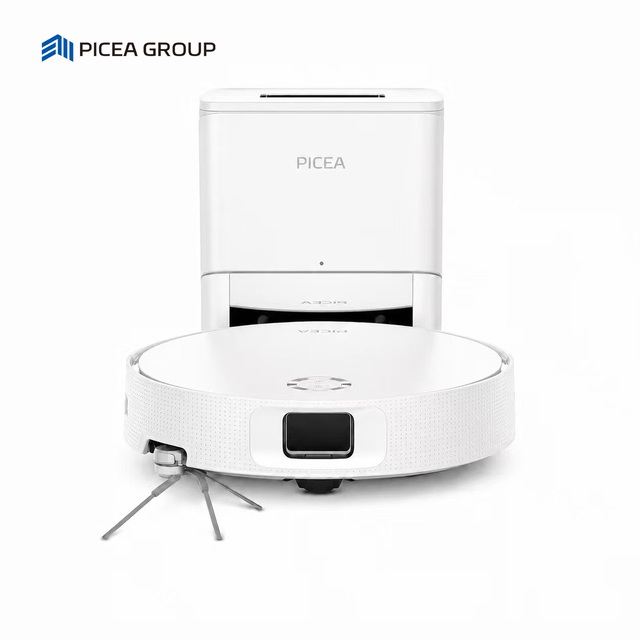 Robot Vacuum Cleaner Mop Point Laser Obstacle Avoidance with Automatic Dust Collection 1 Year Warranty