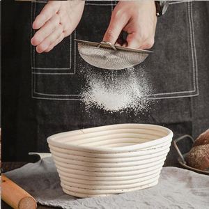 Spatule à pain de panier d'épreuvage Baneton de qualité supérieure pour doublure en tissu fait <span class=keywords><strong>maison</strong></span> 12 pouces paniers de <span class=keywords><strong>canne</strong></span> Banneton conceptions de couteau britannique Offres Spéciales - Product Image 5
