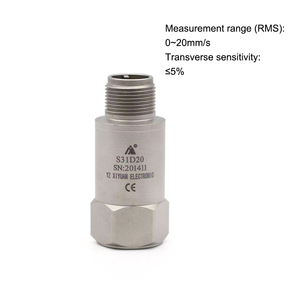 Capteur de vibration piézoélectrique industriel étanche et résistant aux hautes températures avec sortie personnalisée 4-20 mA - Product Image 3