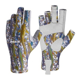 Gants de jardinage et de pêche sans doigts en microfibre avec protection solaire, imperméables, antidérapants, protection de la paume, unisexe - Product Image 1