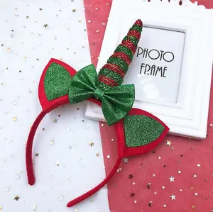 Nieuwe Selling Kerst Hoed Bell Kerstboom Haarband Kinderen Vakantie Party Hoofdtooi Gift Ornamenten