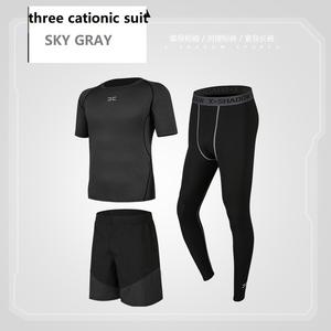 Setelan lari poliester uniseks, pakaian lari keren ukuran besar tahan angin berongga untuk Gym Jogging keringat - Product Image 6