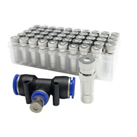 Connecteurs à Air PE 6MM 8MM 10MM 12MM raccord de brumisation raccord rapide raccord de verrouillage à glissière Tee 3 voies tuyau en plastique connecteur de tuyau d'eau