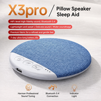 Haut-parleur ultra-fin pour oreiller, haut-parleur sans fil 5.3 pour dormir sous l'oreiller, pour les dormeurs latéraux, réduction du bruit, vente en gros