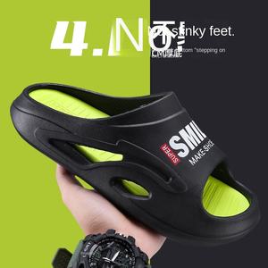 Zapatillas de PVC antideslizantes a la moda para <span class=keywords><strong>hombre</strong></span>, <span class=keywords><strong>sandalias</strong></span> de <span class=keywords><strong>baño</strong></span> informales de verano para el <span class=keywords><strong>baño</strong></span>, de talla grande, para interiores, invierno, exteriores - Product Image 3