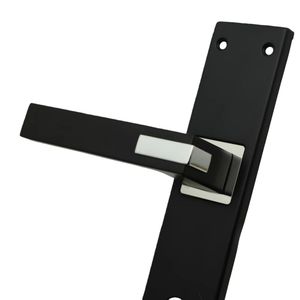 बड़े पैनल एल्यूमीनियम आयरन इनडोर दरवाजा लॉक टिकाऊ डिजाइन कुंजी संचालित बाथरूम हैंडल के साथ - Product Image 2