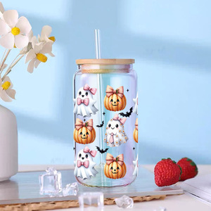 Transferts DTF féériques pour gobelets de 16 oz, motifs Citrouille Foncée, Boule de Noël, UV, Décorations de tasses DTF, Fleurs, <span class=keywords><strong>Horreur</strong></span> Sanglante, Autocollants de transfert thermique DTF - Product Image 3