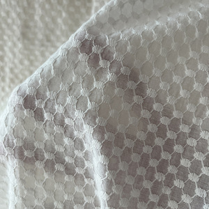 Tessuto in Pizzo Francese Ecologico Moderno all'Ingrosso, Ricamo a Pois, per Copricapo, Tende, Abiti, Rete Diamantata, Pizzo a Quadretti - Product Image 2
