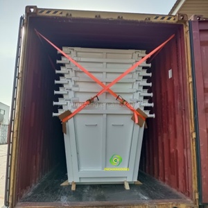<span class=keywords><strong>Bac</strong></span> à déchets robuste de 4 m³ conforme aux normes australiennes, conteneur à déchets en <span class=keywords><strong>acier</strong></span> pour les déchets de construction, <span class=keywords><strong>acier</strong></span> Q235, finition anti-corrosion - Product Image 5