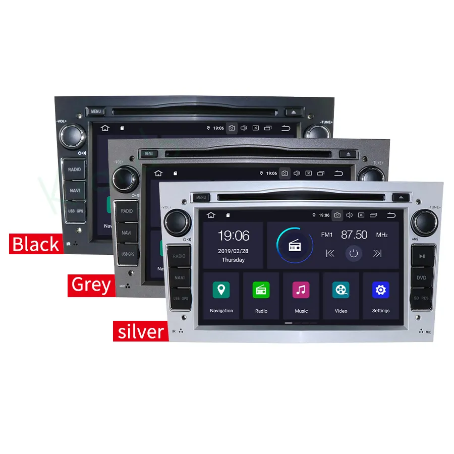 Krando Android Auto DVD GPS Radio Stereo Multimedia Radio Touchscreen Head Unit für Opel Astra 2006-2011 Großhandel Drop Shipping