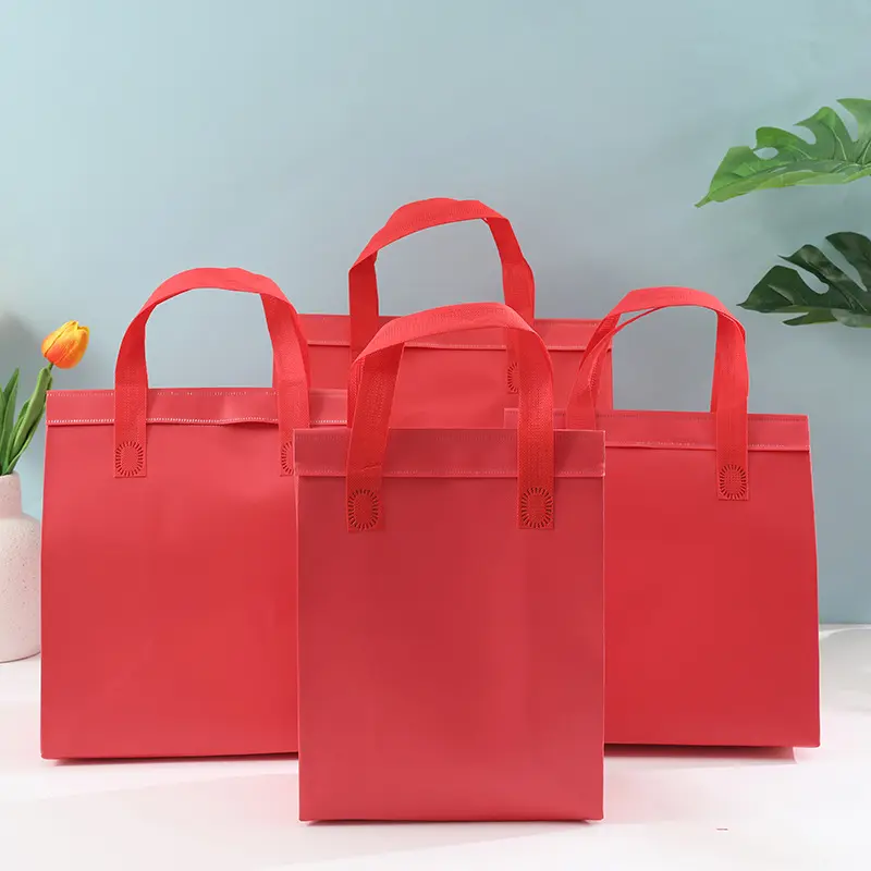 حقيبة تسوق قماشية مخصصة قابلة لإعادة التدوير حقائب غير محبوكة من البولي بروبلين ترويجية بسعر الجملة