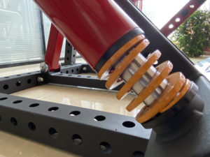 Sử dụng thương mại phòng tập thể dục thiết bị tập thể dục tấm thép nạp ngồi Rower chèo máy cho sức mạnh đào tạo trở lại cánh tay điện - Product Image 3