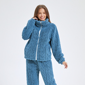 <span class=keywords><strong>Pigiama</strong></span> Invernale Caldo <span class=keywords><strong>in</strong></span> Flanella Peluche Morbido Taglia Grande per Donne e Ragazze Abbigliamento da Casa - Product Image 1