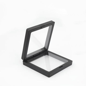 Jewelry Storage Box 9x9cm Black Anti <b>Oxidation</b> PE Film Packaging For Necklace Bracelet Pendant Organizers - Product Image 1