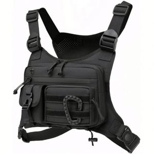 Chaleco Táctico Funcional con Bolsillos MOLLE, Riñonera Multiusos para Ciclismo, Senderismo, Trabajo Urbano - Product Image 1