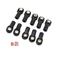 Rotules de liaison en plastique M4 (10 pièces) pour modèles de voitures RC Crawler 1/10 SCX10 TRX-4, pièces et accessoires en acier