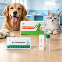 Kit de réactif POCT pour l'immunoessai de fluorescence SDMA (Diméthylarginine Symétrique) pour chiens et chats, pour le test de la fonction rénale des animaux de compagnie