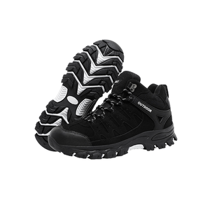 Chaussures de marche en cuir synthétique respirantes et amortissantes avec semelle intermédiaire et semelle extérieure en caoutchouc pour les randonnées côtières et les sentiers de plage - Product Image 2