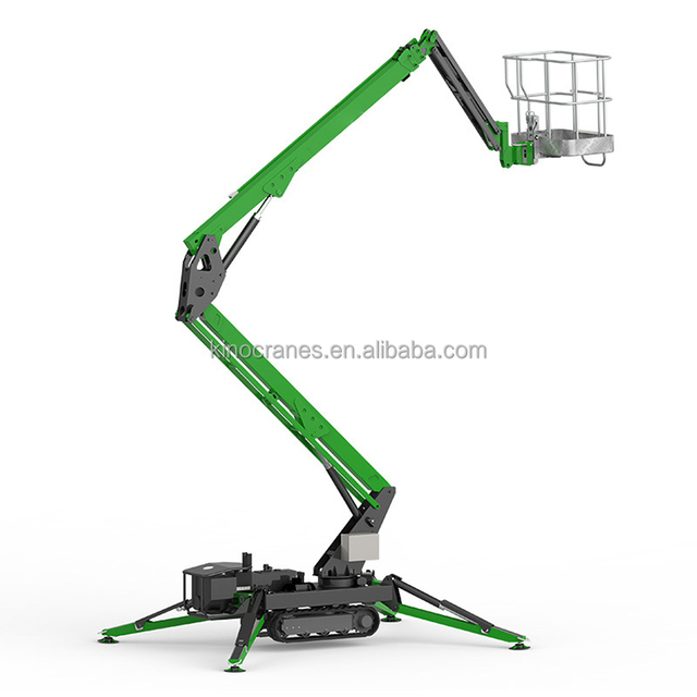 Electric New Cherry Picker 8m 10m 12m 14m 18m 20m 21m Articulating Crawler Spider Boom Man Lift Platform