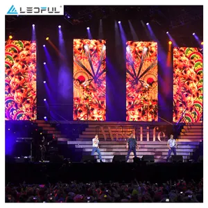 Wholesale P3.91MM Outdoor P3. 9 Cabinet 500X500MM Rental LED Screen Never Black Screen Rental Video Wall LED Display