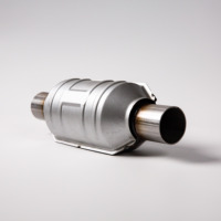HEYA Euro III OBD Catalizador Universal Delantero de Tres Vías para Gasolina, Cerámico SS409 con Soporte de Panal, para Reequipamiento/Actualización