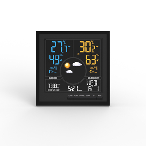 EWETIME ワイヤレスデジタル気象観測ステーション 温度計・湿度計・気圧計付き 温度・湿度の変化を表示 無料サンプル - Product Image 3