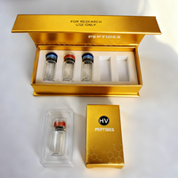 Boîte en carton magnétique personnalisée de 3 ml, 5 ml, 10 ml, 10 flacons, emballage de flacon de peptides, boîte cadeau pour flacon de peptides
