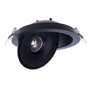 15W LED gimbal downlights 360 rotatable led ceiling light 220V adjustable recessed downlight