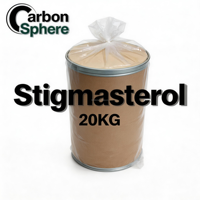 Stigmasterol CAS 83-48-7 95% Murni, Bubuk Halus Kelas Makanan Kesehatan untuk Pertumbuhan Ternak, Dikemas Vakum dalam Wadah Plastik