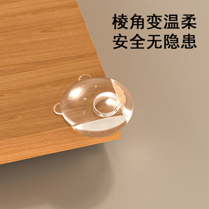 Bear-shaped <b>Silicone</b> Corner Protector Transparent Table <b>Window</b> Edge Guard Little Bear 01 - Product Image 4