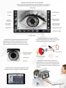 Réfractomètre numérique automatique du système optique le plus récent kératomète autoréfracteur de haute qualité - Product Image 3