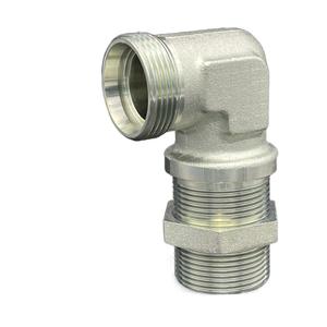 Raccord de compression métrique à angle droit pour joint de plaque, joint mural, joint de cloison (6C9 6D9-LN) - Product Image 2